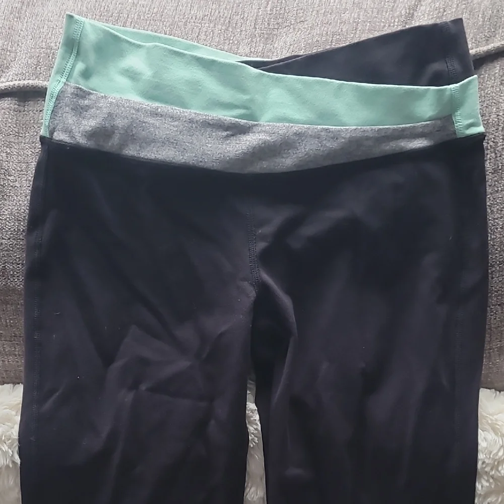 Lululemon Black Heathered Light Blue Astro Pant